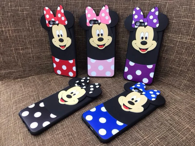 Cute-Girlish-Mickey-Mouse-Back-Cover-Case.webp Cute Girlish Mickey Mouse Back Cover Case - Image 1