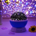 Rotating 360 Degree Moon Night Light Lamp